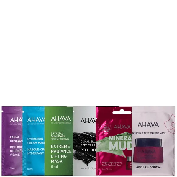 AHAVA Mask Moments - 6 single-use masks