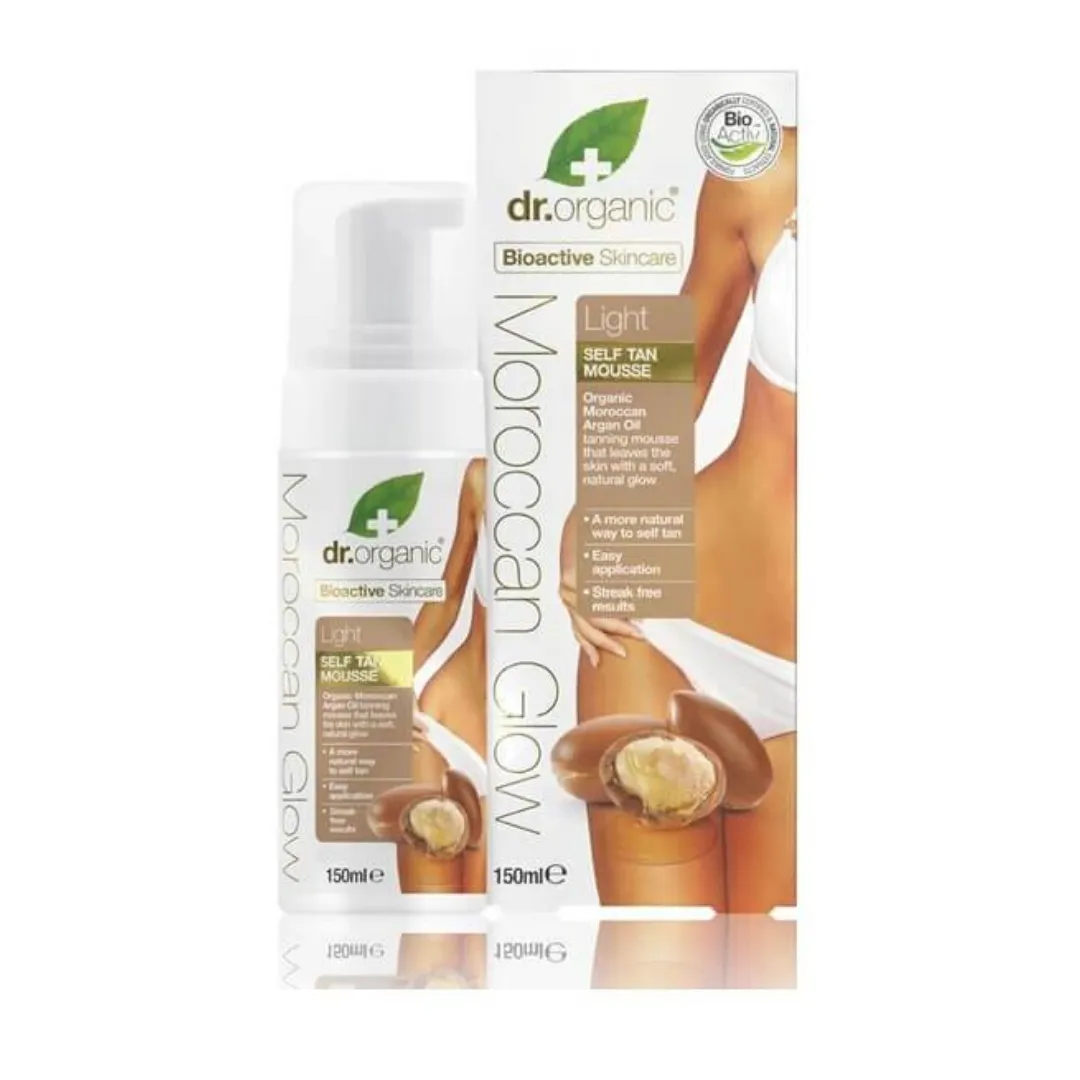 Dr Organic Moroccan Glow Self Tan - Light 150ml