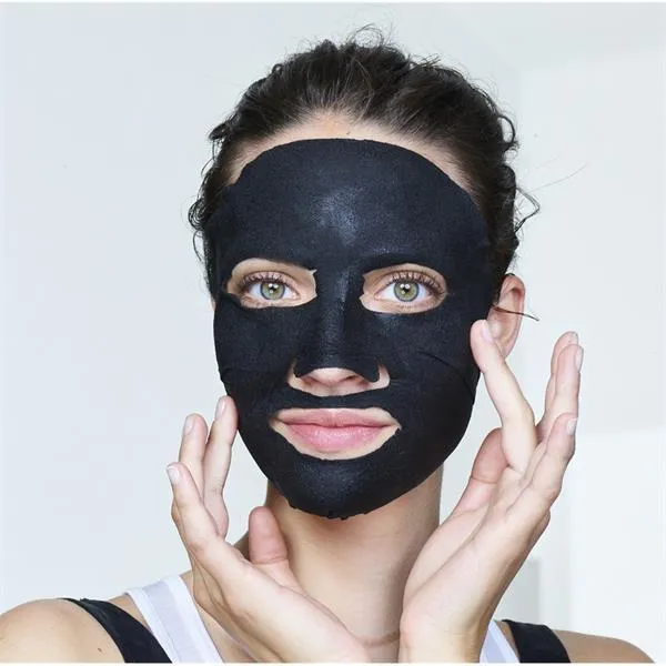 Garnier Skin Active Charcoal and Black Tea Tissue Face Mask Purifying Mattifiying