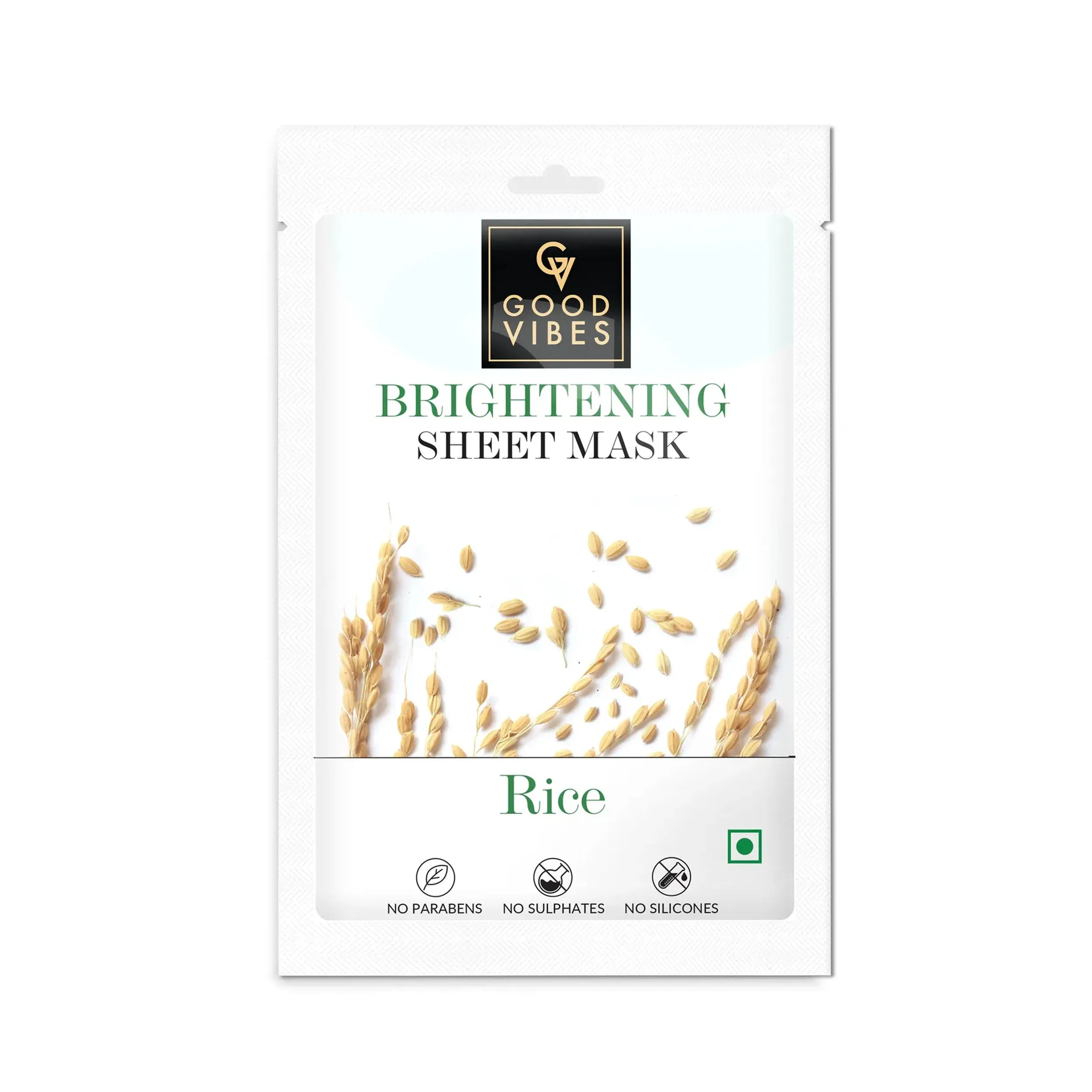 Good Vibes Brightening Sheet Mask - Rice (20 ml)