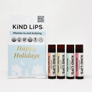 Kind Lips Holiday 4 Pack