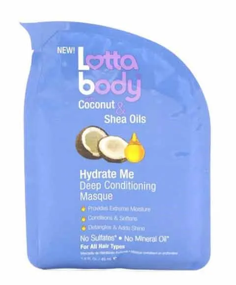 Lottabody Coconut And Shea Oils Hydrating Me Deep Conditioning Masque