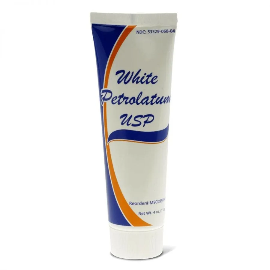 Medline White Petroleum Jelly 4 oz Tube Case of 12