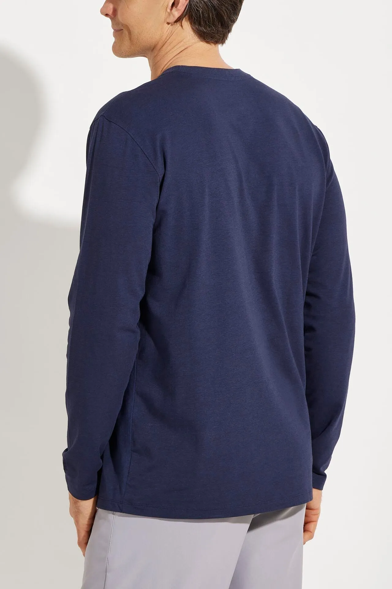 Men's Morada Everyday Long Sleeve T-Shirt  |  Navy