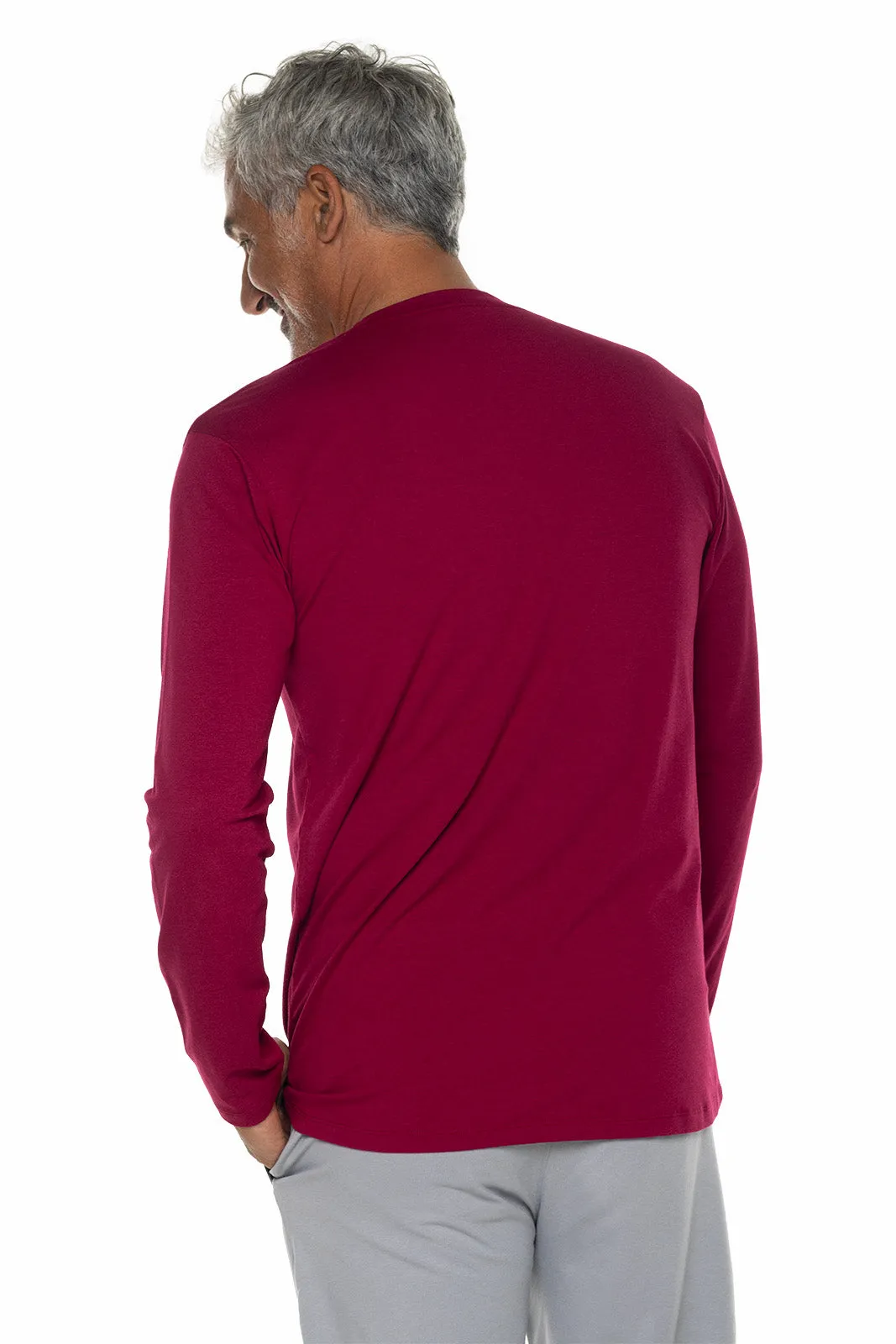 Men's Morada Everyday Long Sleeve T-Shirt | Red Crush