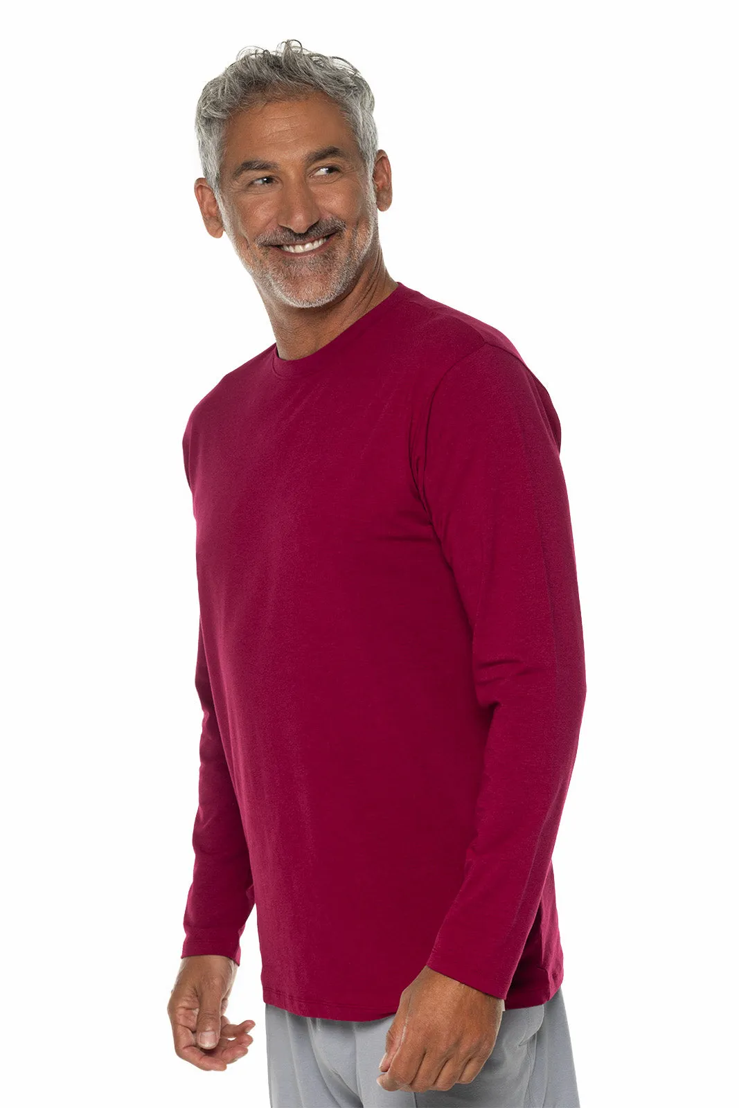 Men's Morada Everyday Long Sleeve T-Shirt | Red Crush