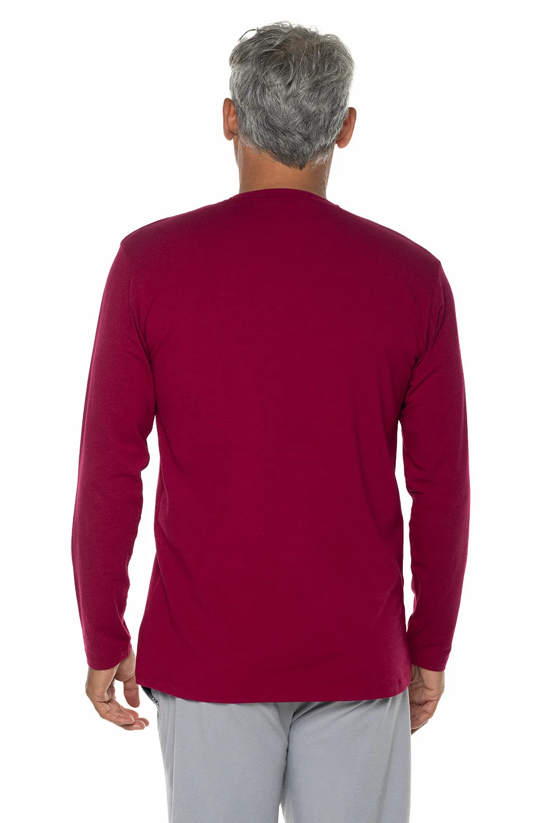 Men's Morada Everyday Long Sleeve T-Shirt | Red Crush