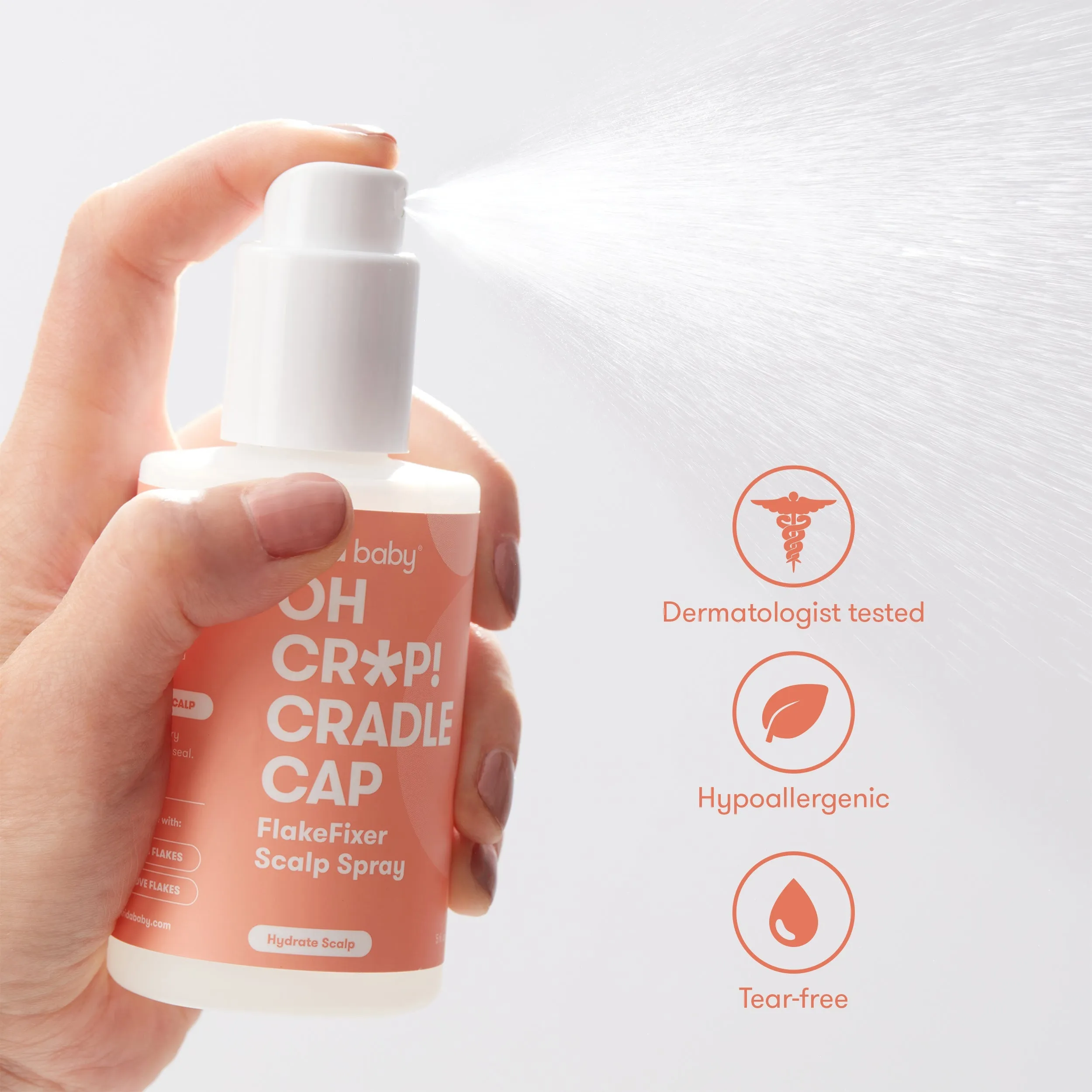 Oh Cr*p! Cradle Cap Flake Fixer Scalp Spray   Scalp Mask Duo