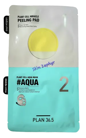 Plan 36.5 Plant Cell 2-Step Aqua Mask