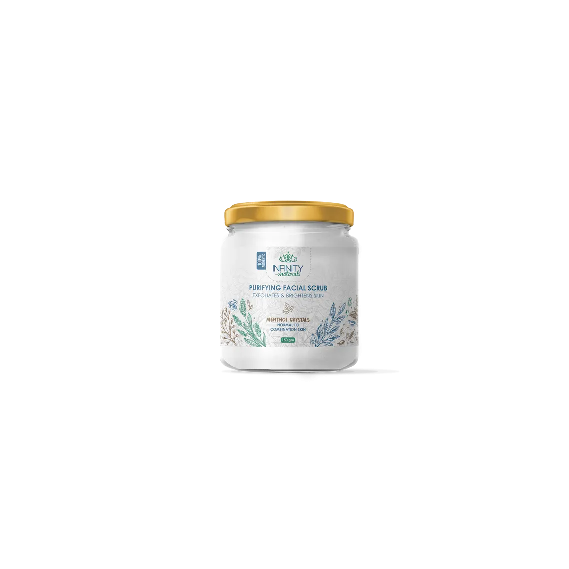 Purifying Facial Scrub with Menthol Crystal