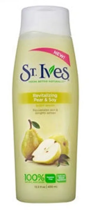 St. Ives Body Wash Revitalizing Pear & Soy 400 ml