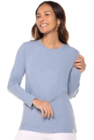 Women's Morada Everyday Long Sleeve T-Shirt | Light Blue Heather