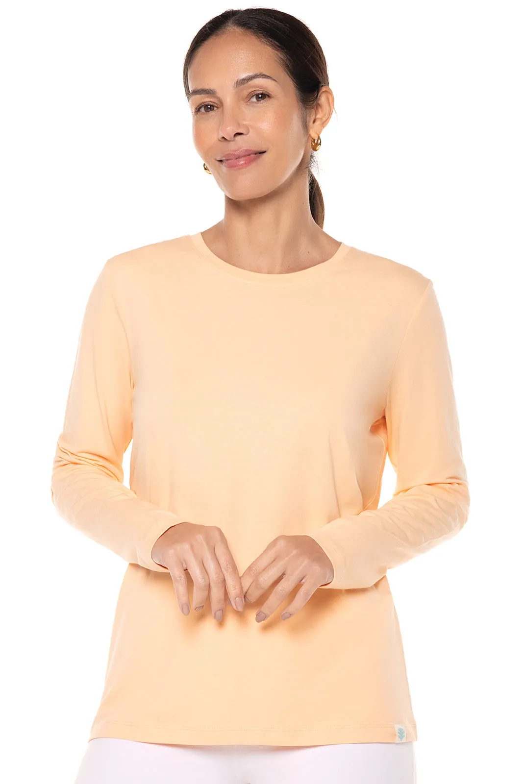 Women's Morada Everyday Long Sleeve T-Shirt | Peach Fuzz